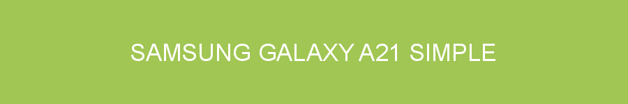 Samsung Galaxy A21 Simple
